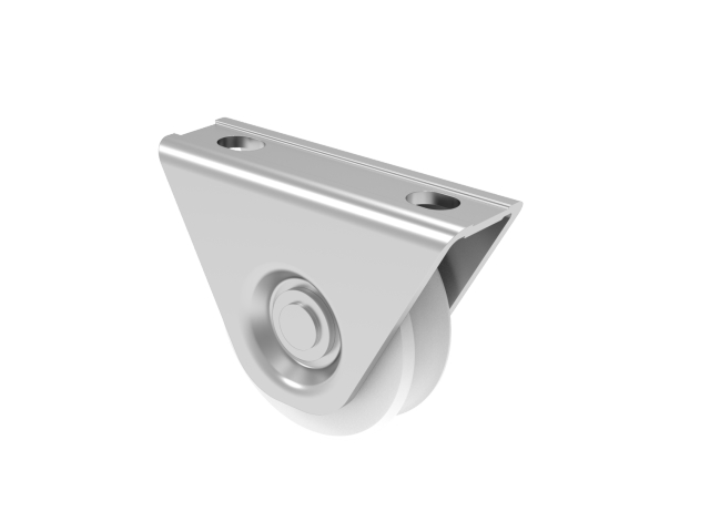 Pojezdové kolečko-V, INOX / NYLON, D60